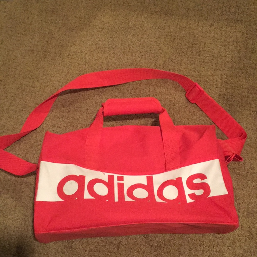 Neon Coral Adidas Gym Bag